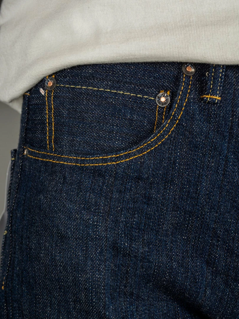 ONI Denim 920-SHM "Kiwami" 16oz Natural Indigo High Rise Relax Tapered Semi-Hand Made Jeans 11 ONI Denim 920-SHM "Kiwami" 16oz Natural Indigo High Rise Relax Tapered Semi-Hand Made Jeans