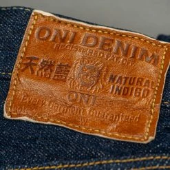 ONI Denim 920-SHM "Kiwami" 16oz Natural Indigo High Rise Relax Tapered Semi-Hand Made Jeans 48 ONI Denim 920-SHM