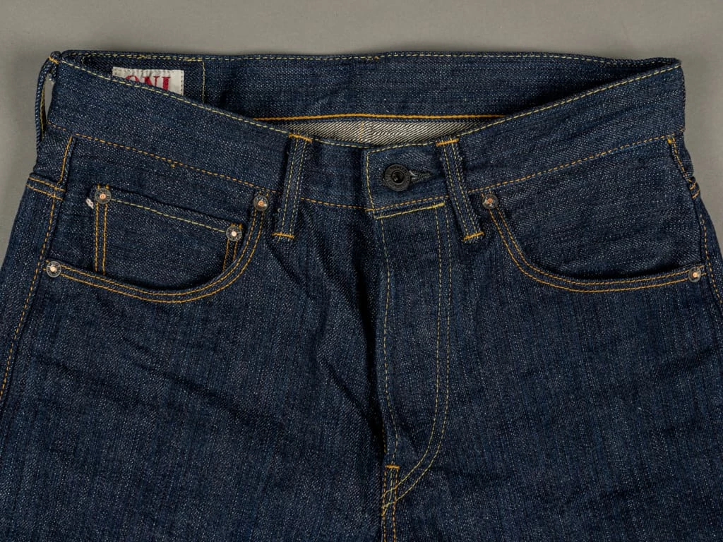 ONI Denim 920-SHM "Kiwami" 16oz Natural Indigo High Rise Relax Tapered Semi-Hand Made Jeans 13 ONI Denim 920-SHM "Kiwami" 16oz Natural Indigo High Rise Relax Tapered Semi-Hand Made Jeans