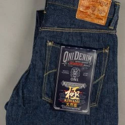 ONI Denim 920-SHM "Kiwami" 16oz Natural Indigo High Rise Relax Tapered Semi-Hand Made Jeans 42 ONI Denim 920-SHM
