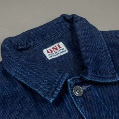 ONI Denim 03501-WIDD Indigo Dobby Twill Coverall Jacket Biowash
