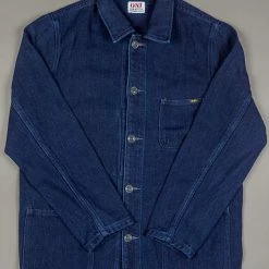 ONI Denim 03501-WIDD Indigo Dobby Twill Coverall Jacket Biowash