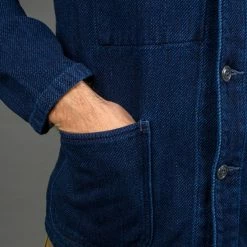 ONI Denim 03501-WIDD Indigo Dobby Twill Coverall Jacket Biowash