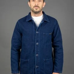 ONI Denim 03501-WIDD Indigo Dobby Twill Coverall Jacket Biowash