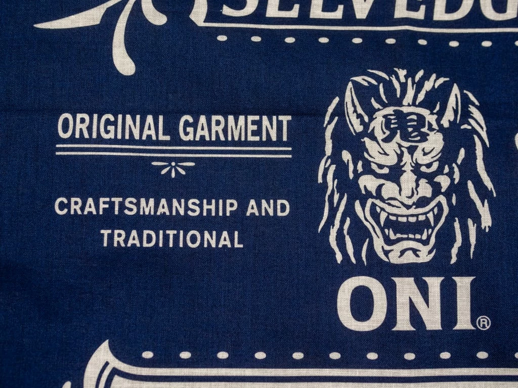 ONI Denim Navy Bandana 6 ONI Denim Navy Bandana