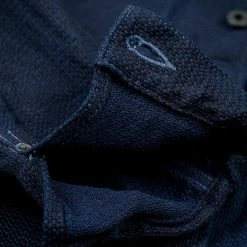 NEW ARRIVALS ONI Denim 03100-ID Sashiko Dobby Coverall Jacket Indigo