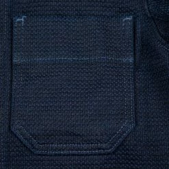 NEW ARRIVALS ONI Denim 03100-ID Sashiko Dobby Coverall Jacket Indigo