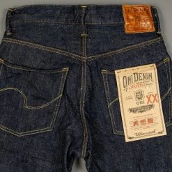 ONI Denim 921NIXX "Natural Indigo XX Denim" 17oz High Rise Relax Tapered Jeans 48 ONI Denim 921NIXX