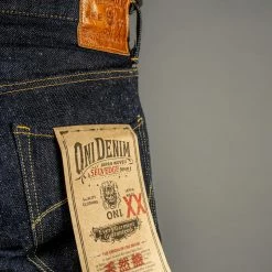 ONI Denim 921NIXX "Natural Indigo XX Denim" 17oz High Rise Relax Tapered Jeans 42 ONI Denim 921NIXX