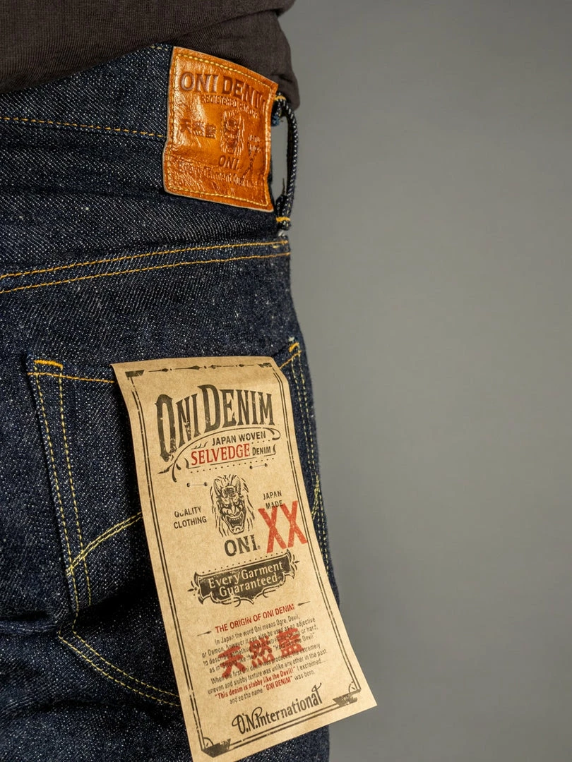 ONI Denim 921NIXX "Natural Indigo XX Denim" 17oz High Rise Relax Tapered Jeans 8 ONI Denim 921NIXX "Natural Indigo XX Denim" 17oz High Rise Relax Tapered Jeans