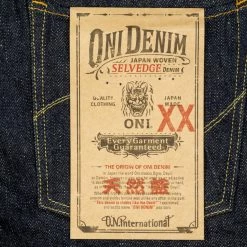 ONI Denim 921NIXX "Natural Indigo XX Denim" 17oz High Rise Relax Tapered Jeans 58 ONI Denim 921NIXX