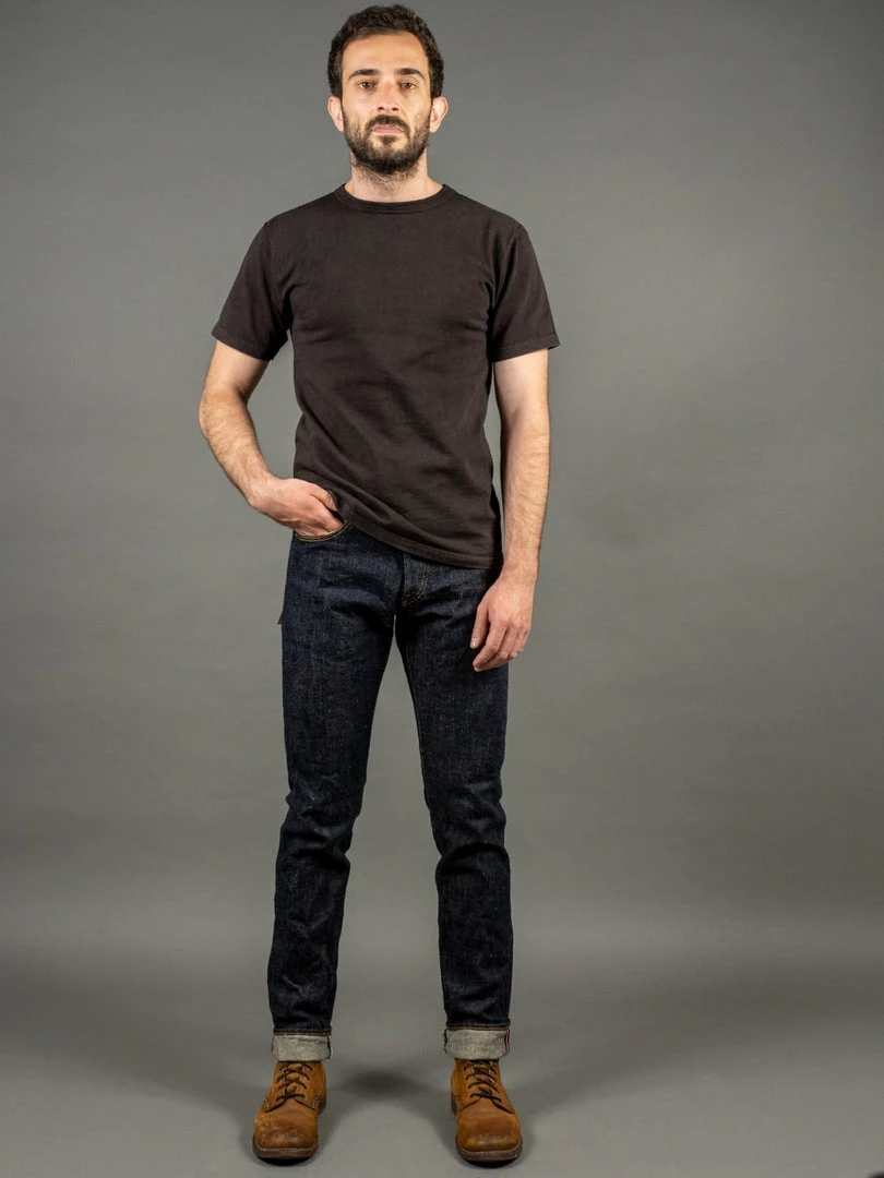 ONI Denim 921NIXX "Natural Indigo XX Denim" 17oz High Rise Relax Tapered Jeans 3 ONI Denim 921NIXX "Natural Indigo XX Denim" 17oz High Rise Relax Tapered Jeans