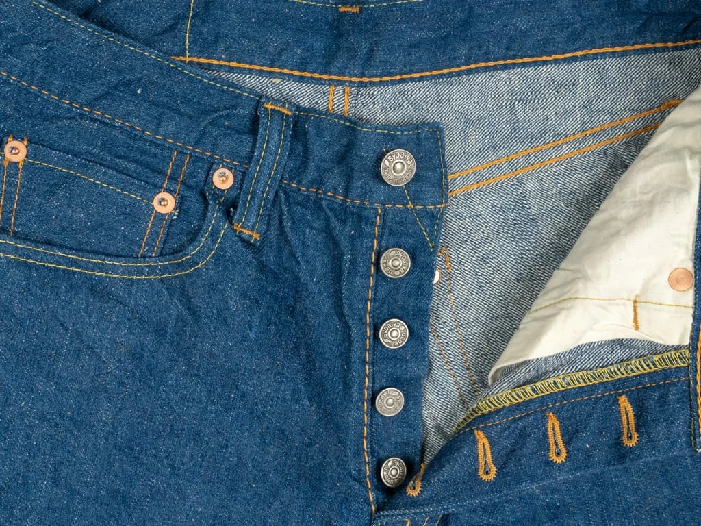 Pure Blue Japan GRE-019 "Green Cast" 12oz Relaxed Tapered Jeans 15 Pure Blue Japan GRE-019 "Green Cast" 12oz Relaxed Tapered Jeans