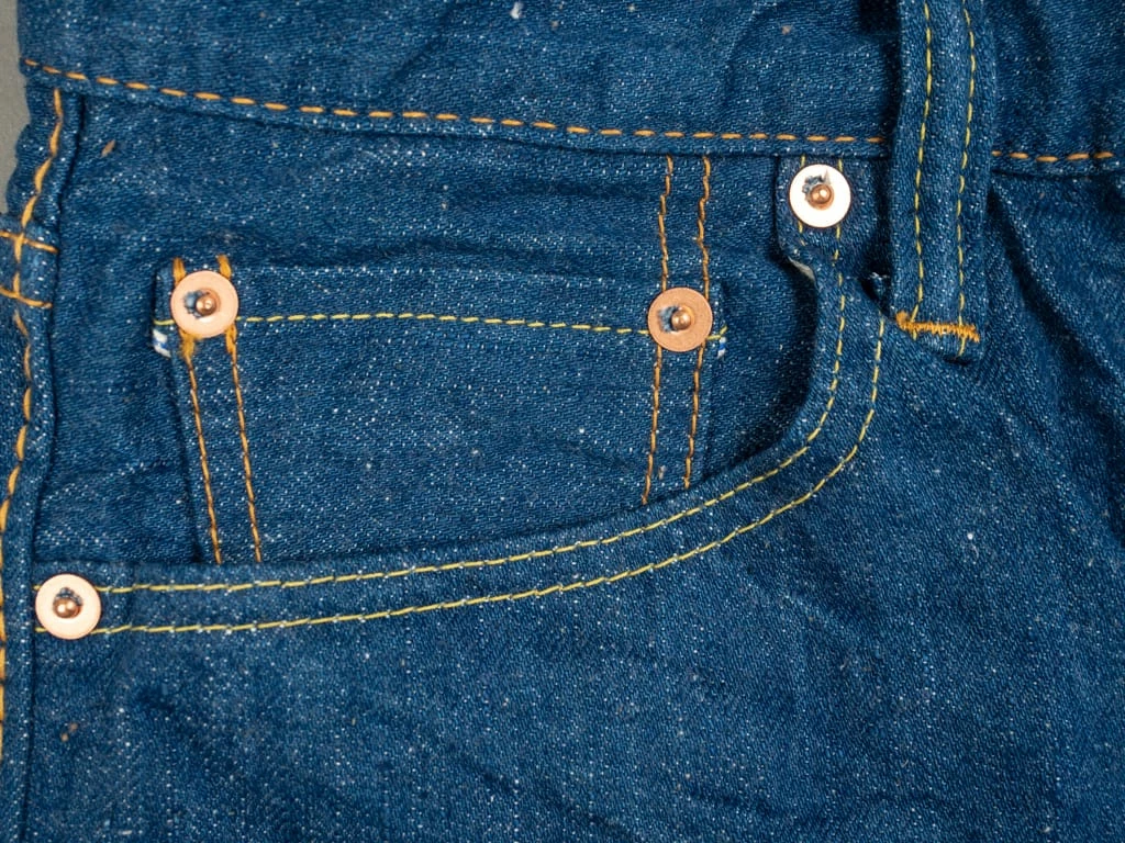 Pure Blue Japan GRE-019 "Green Cast" 12oz Relaxed Tapered Jeans 18 Pure Blue Japan GRE-019 "Green Cast" 12oz Relaxed Tapered Jeans