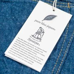 Pure Blue Japan GRE-019 "Green Cast" 12oz Relaxed Tapered Jeans 56 Pure Blue Japan GRE-019