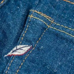 Pure Blue Japan GRE-019 "Green Cast" 12oz Relaxed Tapered Jeans 54 Pure Blue Japan GRE-019