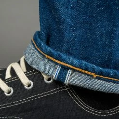 Pure Blue Japan GRE-019 "Green Cast" 12oz Relaxed Tapered Jeans 47 Pure Blue Japan GRE-019