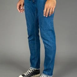 Pure Blue Japan GRE-019 "Green Cast" 12oz Relaxed Tapered Jeans 42 Pure Blue Japan GRE-019