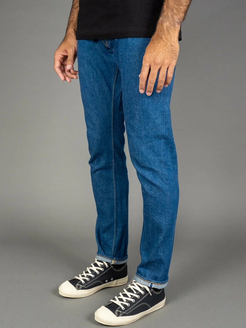 Pure Blue Japan GRE-019 "Green Cast" 12oz Relaxed Tapered Jeans 5 Pure Blue Japan GRE-019 "Green Cast" 12oz Relaxed Tapered Jeans