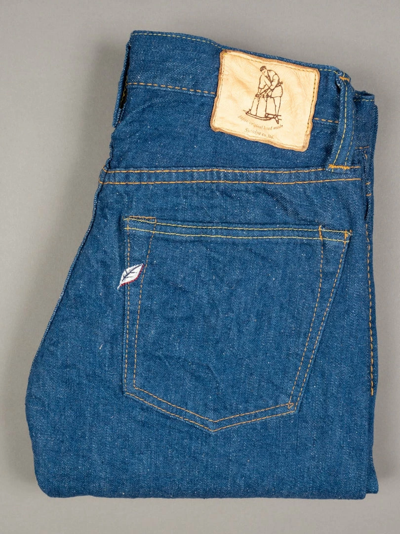 Pure Blue Japan GRE-019 "Green Cast" 12oz Relaxed Tapered Jeans 12 Pure Blue Japan GRE-019 "Green Cast" 12oz Relaxed Tapered Jeans