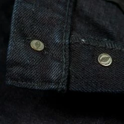 Pure Blue Japan XX-18oz-019 "Indigo X Black" 18oz Relaxed Tapered Jeans 60 Pure Blue Japan XX-18oz-019