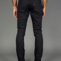 Pure Blue Japan EX-019-BB "Double Black Extra Slub" 17oz Relaxed Tapered Jeans 40 Pure Blue Japan EX-019-BB