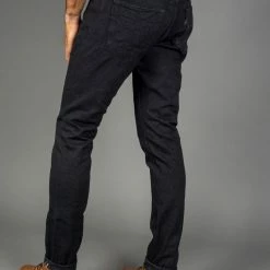 Pure Blue Japan EX-019-BB "Double Black Extra Slub" 17oz Relaxed Tapered Jeans 41 Pure Blue Japan EX-019-BB