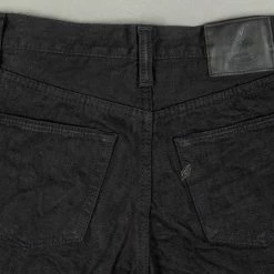 Pure Blue Japan EX-019-BB "Double Black Extra Slub" 17oz Relaxed Tapered Jeans 48 Pure Blue Japan EX-019-BB