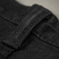 Pure Blue Japan EX-019-BB "Double Black Extra Slub" 17oz Relaxed Tapered Jeans 58 Pure Blue Japan EX-019-BB