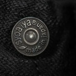 Pure Blue Japan EX-019-BB "Double Black Extra Slub" 17oz Relaxed Tapered Jeans 54 Pure Blue Japan EX-019-BB