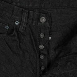 Pure Blue Japan EX-019-BB "Double Black Extra Slub" 17oz Relaxed Tapered Jeans 49 Pure Blue Japan EX-019-BB