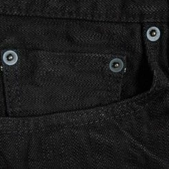 Pure Blue Japan EX-019-BB "Double Black Extra Slub" 17oz Relaxed Tapered Jeans 52 Pure Blue Japan EX-019-BB