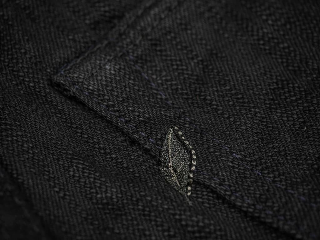 Pure Blue Japan EX-019-BB "Double Black Extra Slub" 17oz Relaxed Tapered Jeans 17 Pure Blue Japan EX-019-BB "Double Black Extra Slub" 17oz Relaxed Tapered Jeans