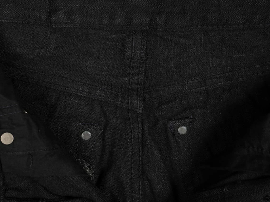 Pure Blue Japan EX-019-BB "Double Black Extra Slub" 17oz Relaxed Tapered Jeans 28 Pure Blue Japan EX-019-BB "Double Black Extra Slub" 17oz Relaxed Tapered Jeans