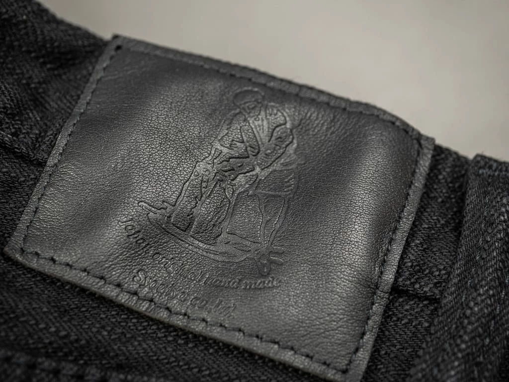 Pure Blue Japan EX-019-BB "Double Black Extra Slub" 17oz Relaxed Tapered Jeans 22 Pure Blue Japan EX-019-BB "Double Black Extra Slub" 17oz Relaxed Tapered Jeans