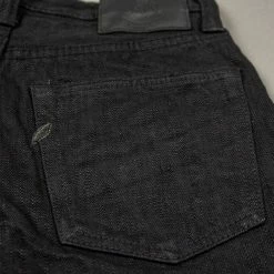 Pure Blue Japan EX-019-BB "Double Black Extra Slub" 17oz Relaxed Tapered Jeans 63 Pure Blue Japan EX-019-BB