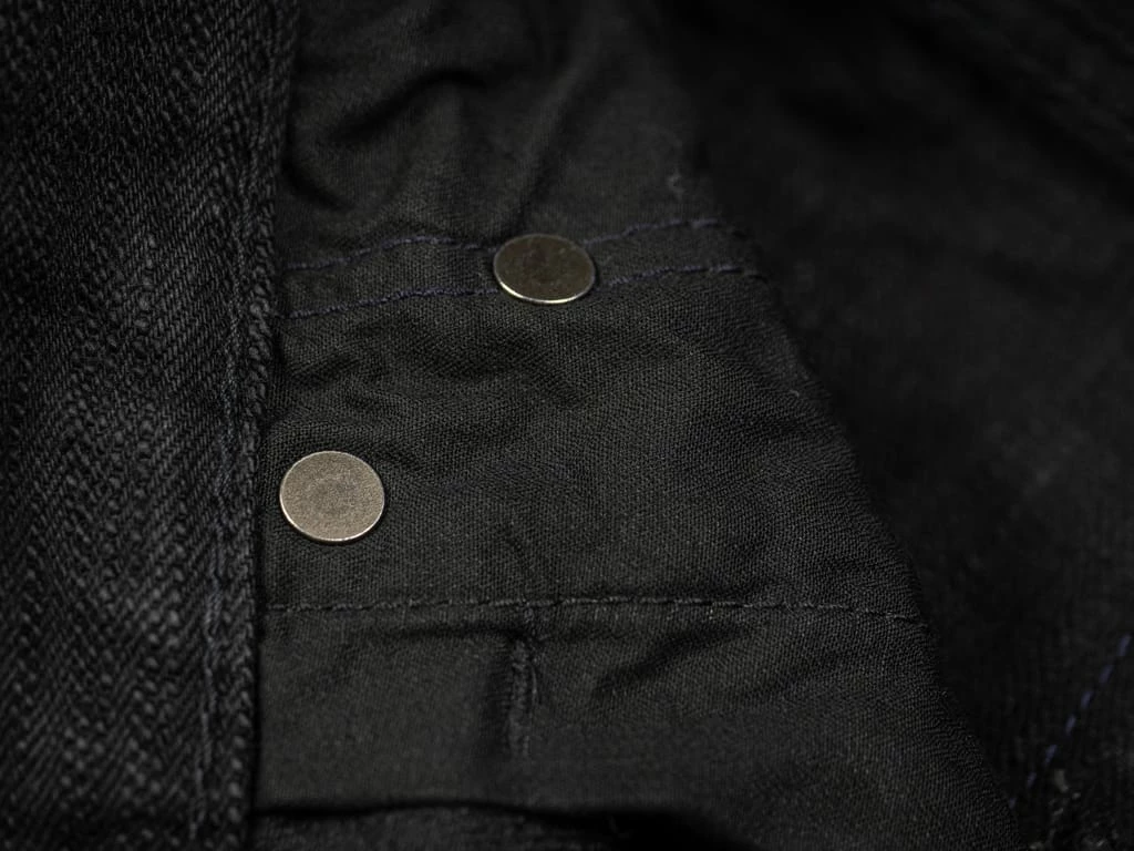 Pure Blue Japan EX-019-BB "Double Black Extra Slub" 17oz Relaxed Tapered Jeans 32 Pure Blue Japan EX-019-BB "Double Black Extra Slub" 17oz Relaxed Tapered Jeans