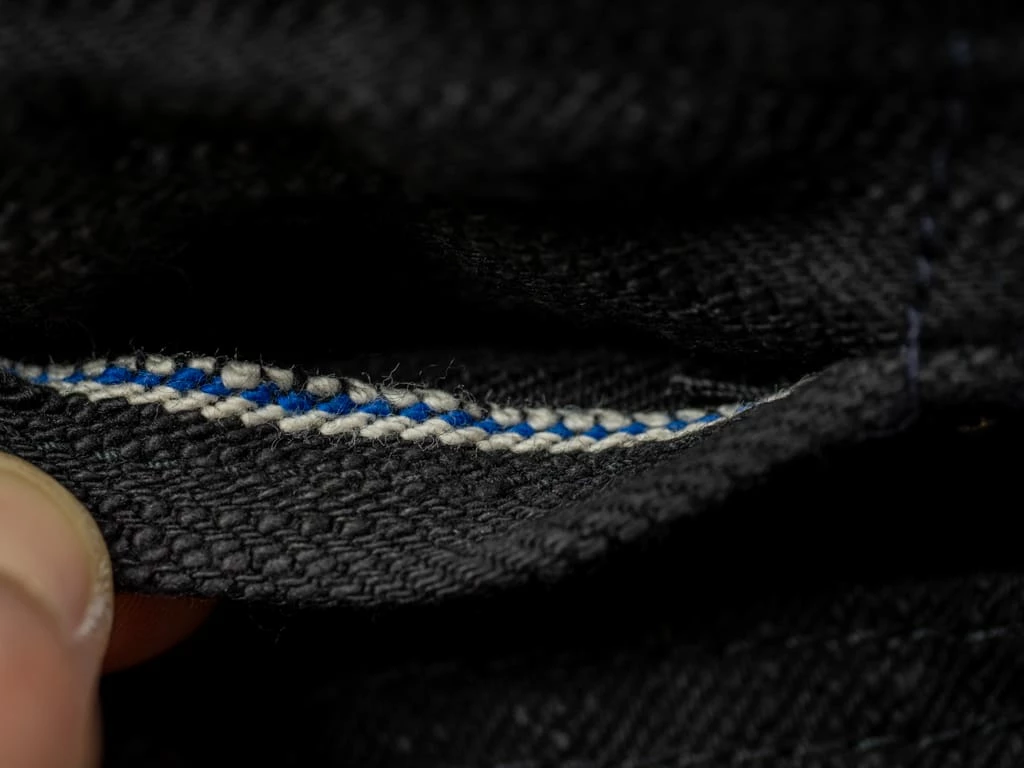 Pure Blue Japan EX-019-BB "Double Black Extra Slub" 17oz Relaxed Tapered Jeans 26 Pure Blue Japan EX-019-BB "Double Black Extra Slub" 17oz Relaxed Tapered Jeans