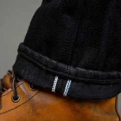 Pure Blue Japan EX-019-BB "Double Black Extra Slub" 17oz Relaxed Tapered Jeans 44 Pure Blue Japan EX-019-BB