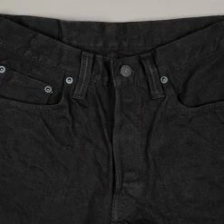 Pure Blue Japan EX-019-BB "Double Black Extra Slub" 17oz Relaxed Tapered Jeans 47 Pure Blue Japan EX-019-BB