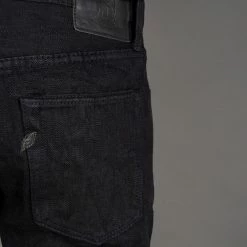 Pure Blue Japan EX-019-BB "Double Black Extra Slub" 17oz Relaxed Tapered Jeans 42 Pure Blue Japan EX-019-BB