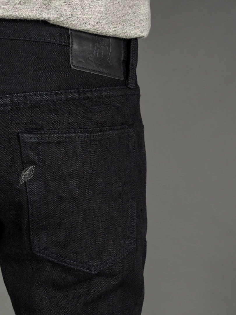 Pure Blue Japan EX-019-BB "Double Black Extra Slub" 17oz Relaxed Tapered Jeans 8 Pure Blue Japan EX-019-BB "Double Black Extra Slub" 17oz Relaxed Tapered Jeans