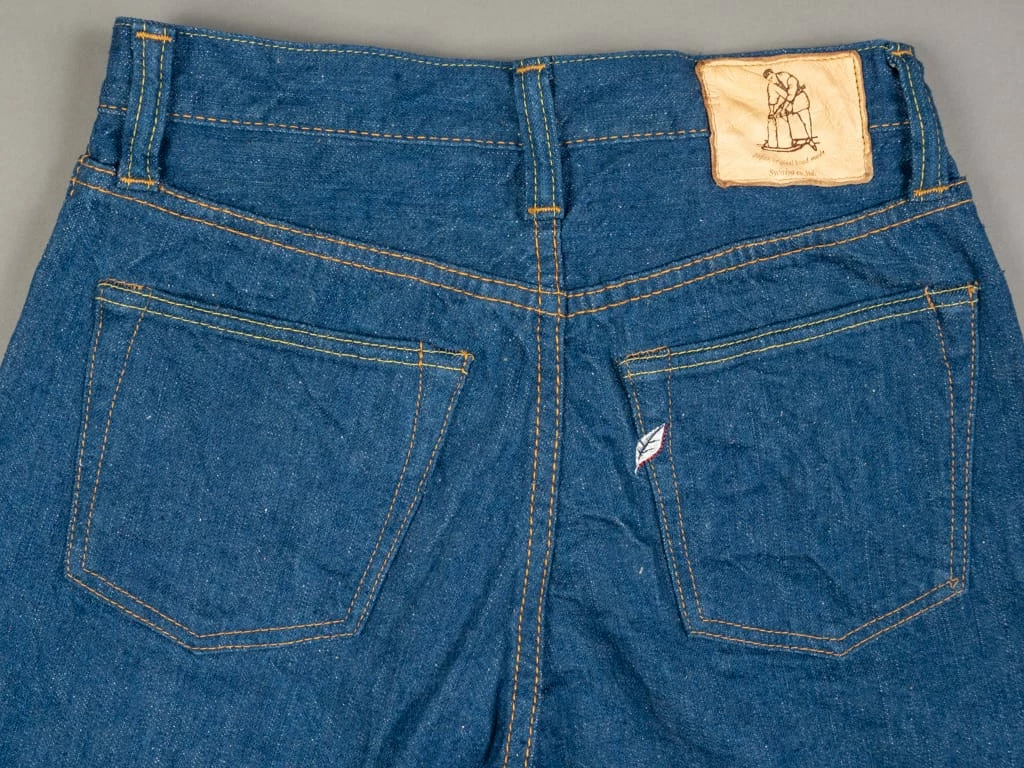 Pure Blue Japan GRE-019 "Green Cast" 12oz Relaxed Tapered Jeans 14 Pure Blue Japan GRE-019 "Green Cast" 12oz Relaxed Tapered Jeans