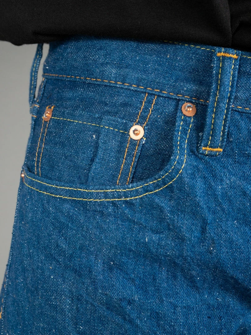 Pure Blue Japan GRE-019 "Green Cast" 12oz Relaxed Tapered Jeans 11 Pure Blue Japan GRE-019 "Green Cast" 12oz Relaxed Tapered Jeans