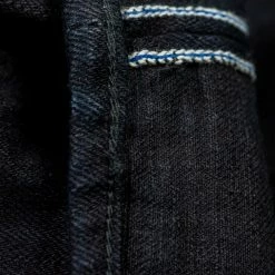 Pure Blue Japan XX-18oz-019 "Indigo X Black" 18oz Relaxed Tapered Jeans 63 Pure Blue Japan XX-18oz-019