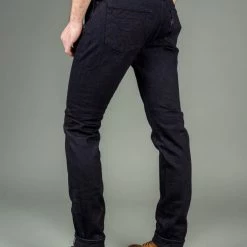 Pure Blue Japan XX-18oz-019 "Indigo X Black" 18oz Relaxed Tapered Jeans 38 Pure Blue Japan XX-18oz-019