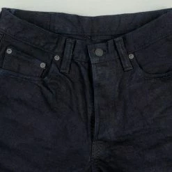 Pure Blue Japan XX-18oz-019 "Indigo X Black" 18oz Relaxed Tapered Jeans 44 Pure Blue Japan XX-18oz-019