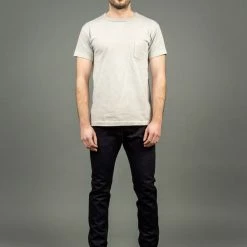 Pure Blue Japan XX-18oz-019 "Indigo X Black" 18oz Relaxed Tapered Jeans