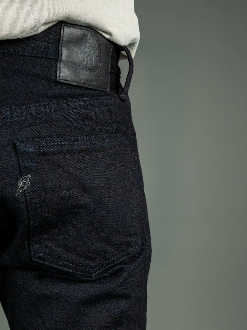 Pure Blue Japan XX-18oz-019 "Indigo X Black" 18oz Relaxed Tapered Jeans 8 Pure Blue Japan XX-18oz-019 "Indigo X Black" 18oz Relaxed Tapered Jeans