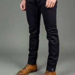 Pure Blue Japan XX-18oz-019 "Indigo X Black" 18oz Relaxed Tapered Jeans 36 Pure Blue Japan XX-18oz-019